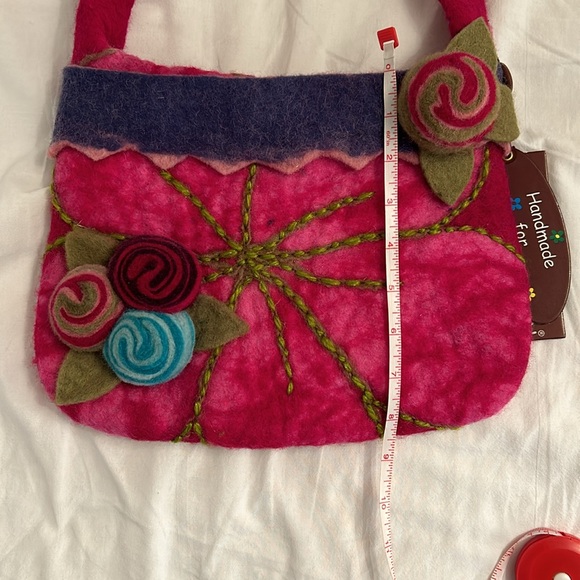 BNWT; UTTAM London felted purse - Picture 10 of 13